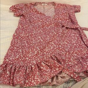 Chic Floral Mini Dress - Pink